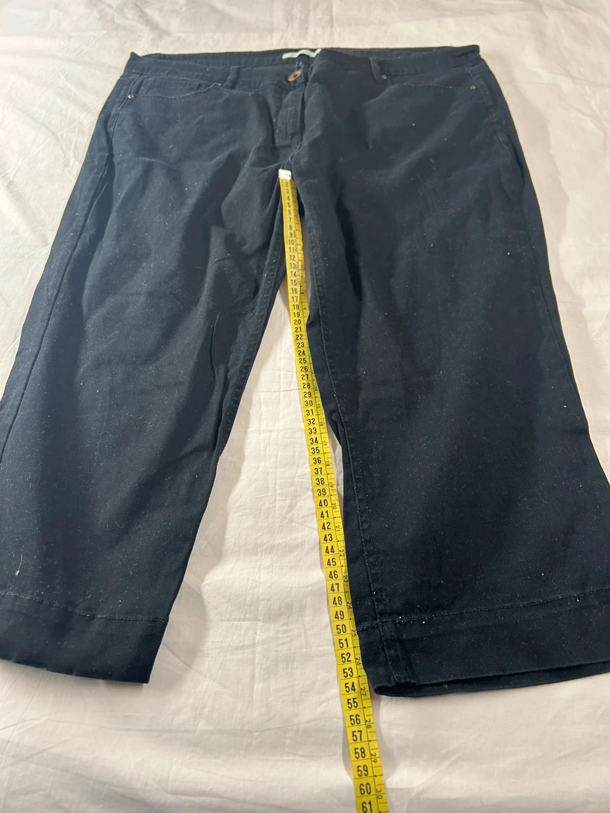 Calça jeans preta de corte reto GÉMO – photo 6